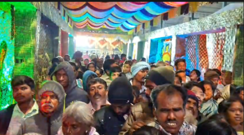 ఖాద్రీ లక్ష్మీనరసింహస్వామి క్షేత్రంలో ముక్కోటి ఏకాదశి సంబరాలు: ఉత్తర ద్వార దర్శనం చేసుకున్న ఎమ్మెల్యే కందికుంట