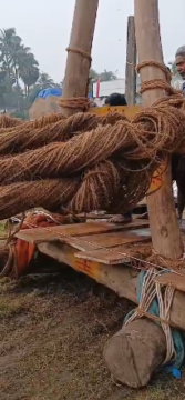 కదిరి నారసింహుని రథానికి ‘తాళ్లరేవు’ బంధం: 400 అడుగుల భారీ తాడు సిద్ధం!