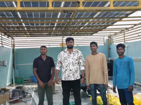 కది రి వినూత్న ఆవిష్కరణ – షెడ్ లేకుండా సౌర ప్యాన్డిరి (Solar Pandiri) నిర్మాణం