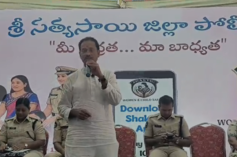 మీ భద్రత మా బాధ్యత కార్యక్రమంలో పాల్గొన్న కదిరి శాసనసభ్యులు గౌ శ్రీ కందికుంట వెంకటప్రసాద్ గారు