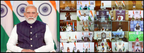 సీఎంలతో ప్రధాని మోదీ కీలక సమావేశం..!  తీవ్ర ఉద్రిక్తతలపై చర్చ..