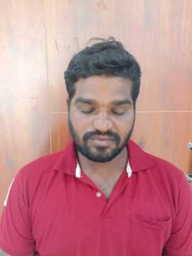 విగ్రహాలను ద్వంశం చేసిన కేసులో ముద్దాయి అరెస్టు…