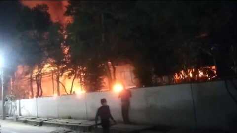 హైదరాబాద్‌లోని నాచారం పారిశ్రామికవాడలో భారీ అగ్నిప్రమాదం..