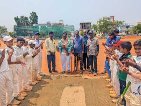 ఉత్ఖంఠ క్రికెట్ పోటీలో కోచింగ్ క్యాంపు B జట్టు విజయం.