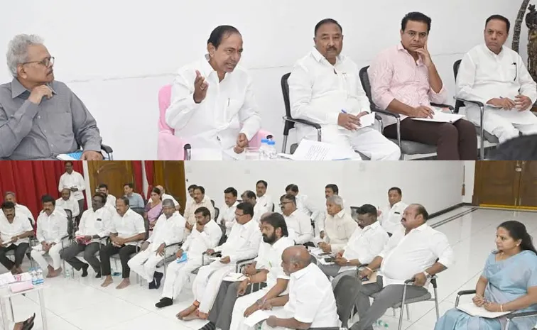 బీఆర్ఎస్ కీలక నేతలతో కేసీఆర్ భేటీ..