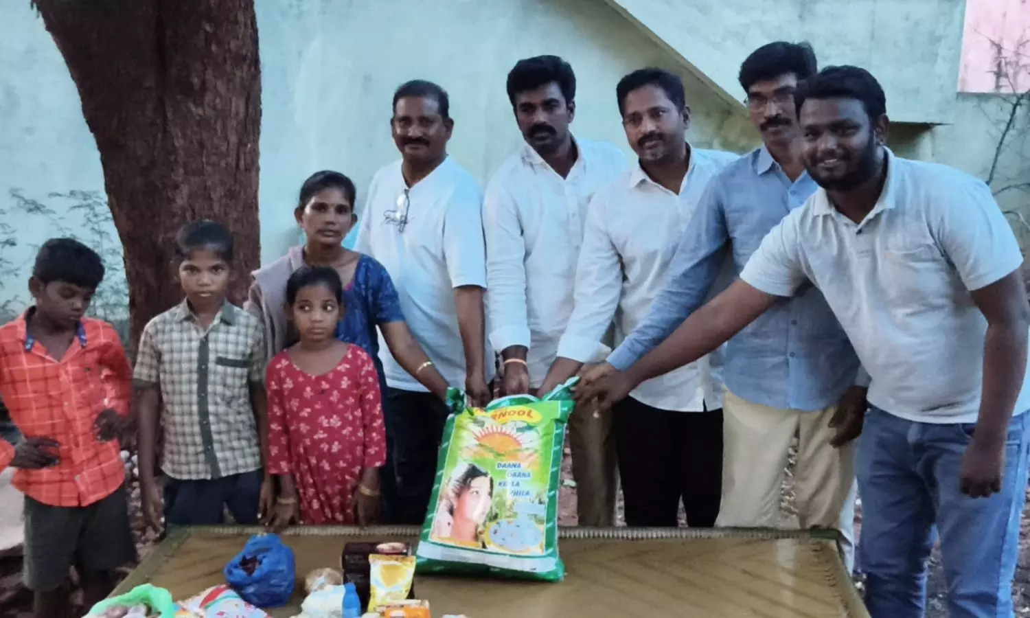 Nellore: Road Accident Victim’s Family Receives Financial and Essential Support