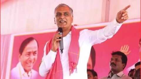 ఏపీలో వెలిగొండ ప్రాజెక్టు ప్రారంభం.. రేవంత్ రెడ్డిపై హరీశ్ రావు ఫైర్..