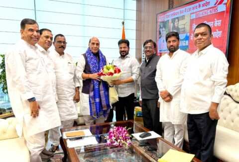 ఢిల్లీలో సీఎం రేవంత్‌రెడ్డి పర్యటన.. రాజ్‌నాథ్‌సింగ్, రామ్మోహన్‌నాయుడితో భేటీ..
