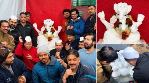 అంటార్కిటికాలో మంచు గణపతి.. భారత శాస్త్రవేత్తల వినూత్న చవితి వేడుక..!