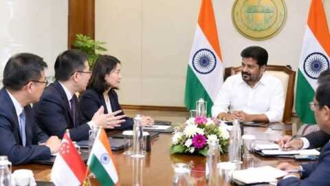 సెమీకండక్టర్ రంగానికి రెడ్ కార్పెట్.. సింగపూర్ ప్రతినిధులతో సీఎం రేవంత్ రెడ్డి కీలక భేటీ..