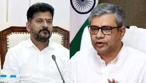 కేంద్ర మంత్రి అశ్వినీ వైష్ణవ్‌తో సీఎం రేవంత్ భేటీ..! తెలంగాణ రైల్వే ప్రాజెక్టులపై బిగ్ అప్‌డేట్..!